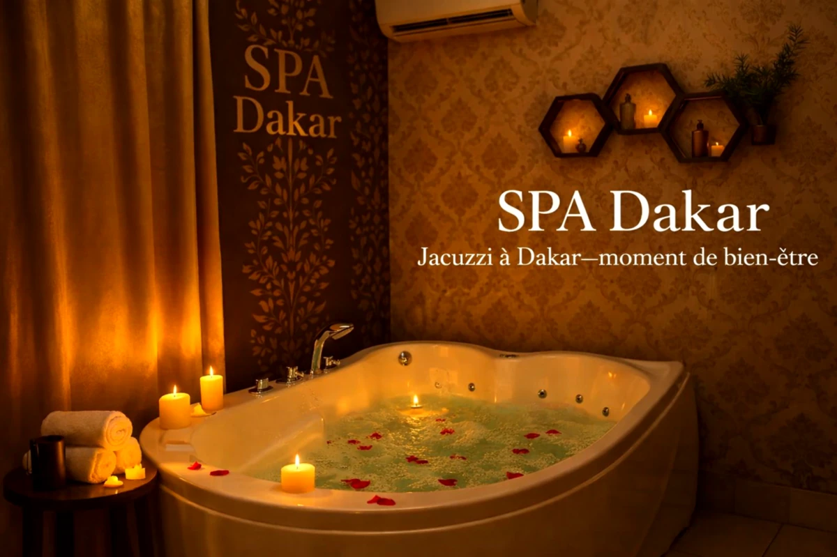 Jacuzzi chez SPA Dakar – moment de bien-être